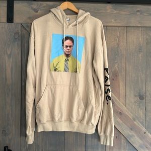 The Office Dwight pull over sweatshirt hoodie False. Men’s XL